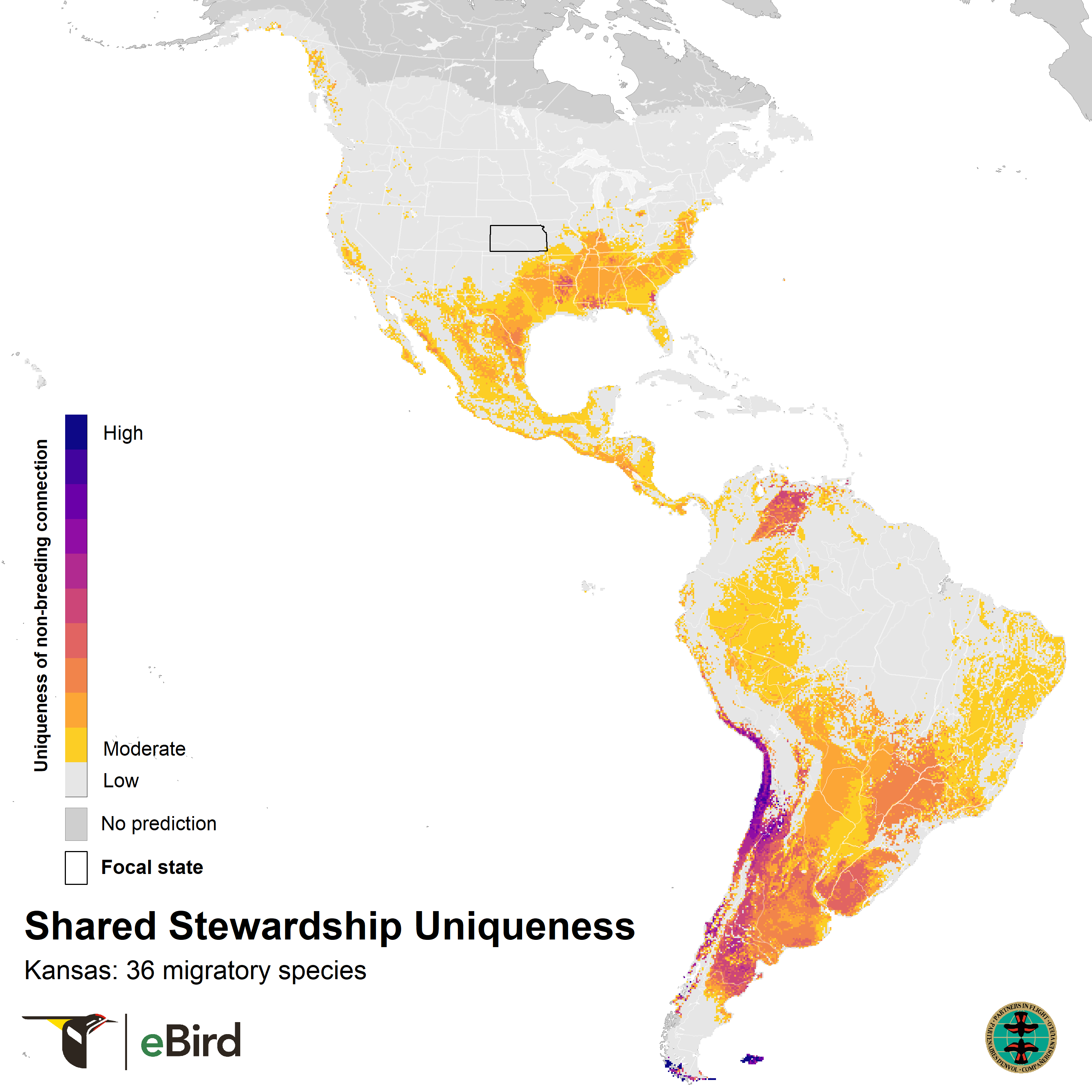 kansas shared stewardship uniqueness map 2023
