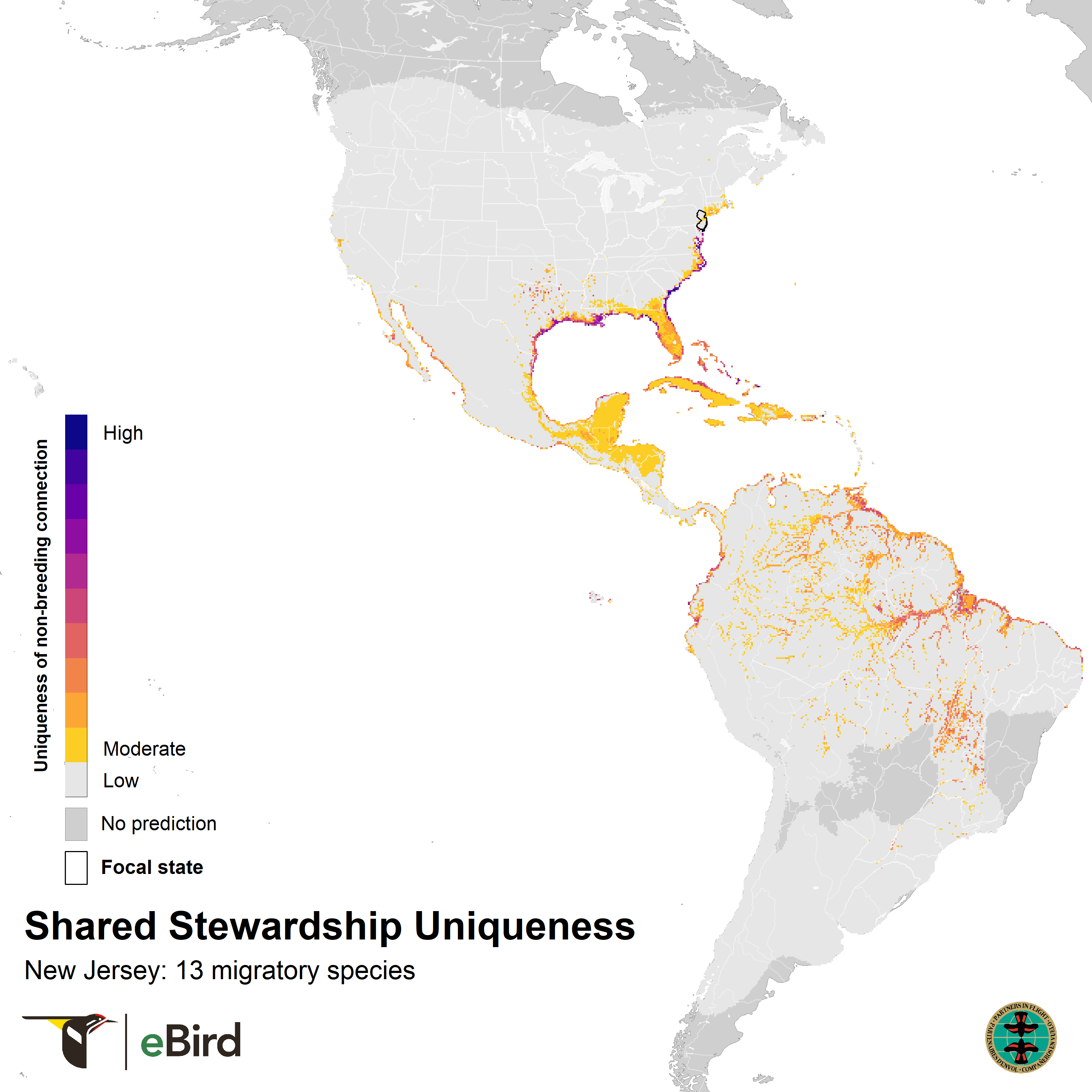 new jersey shared stewardship uniqueness map 2023