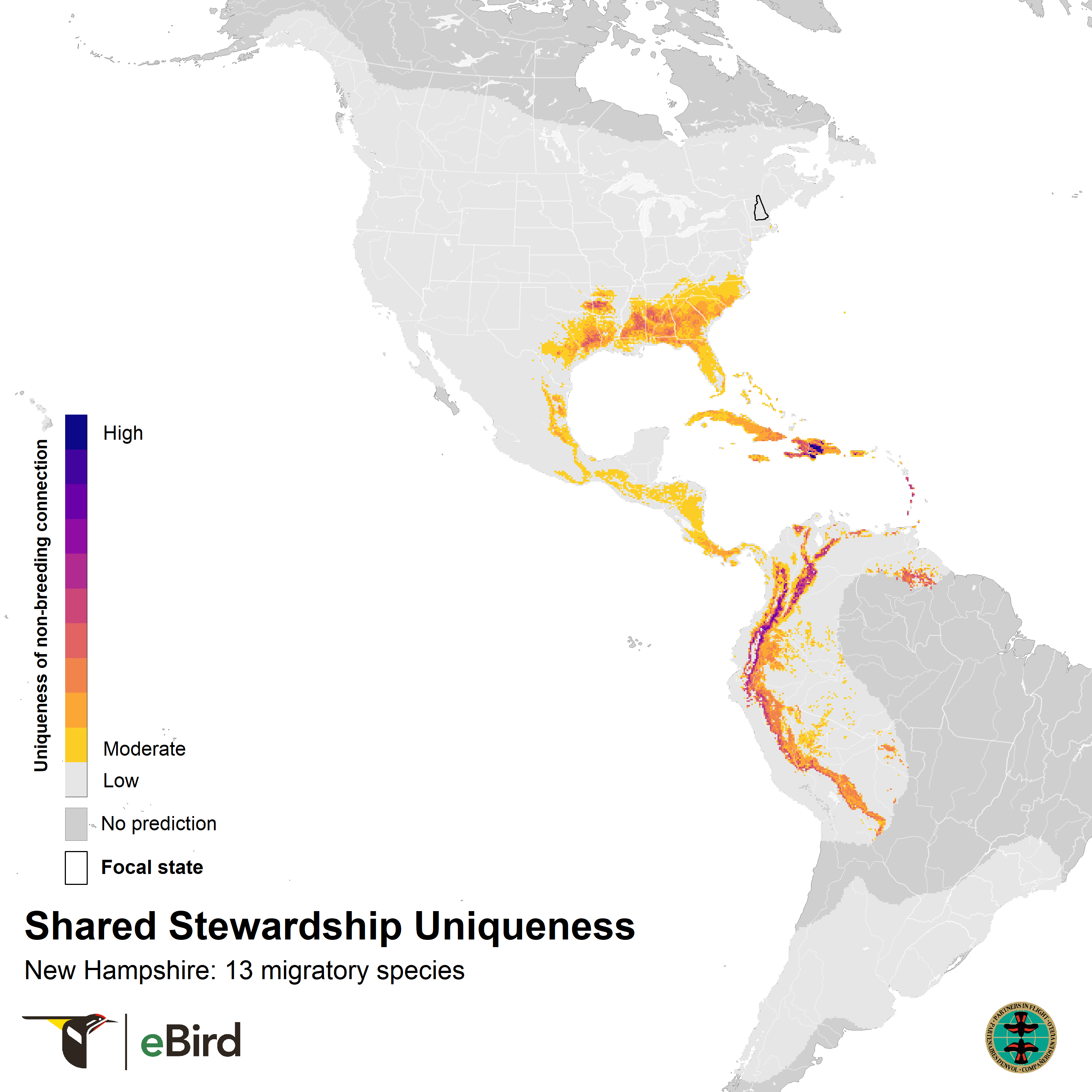 new hampshire shared stewardship uniqueness map 2023