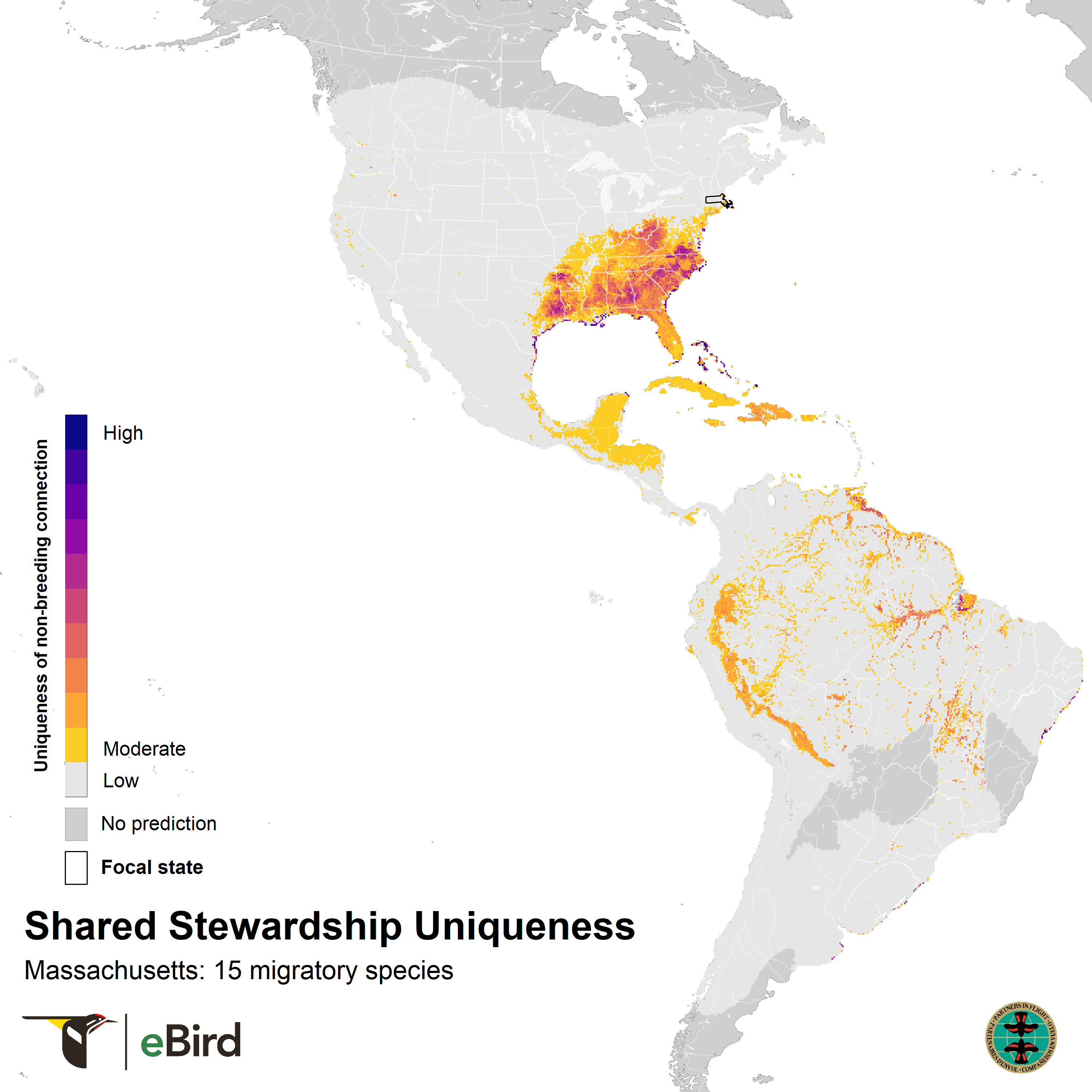 massachusetts shared stewardship uniqueness map 2023