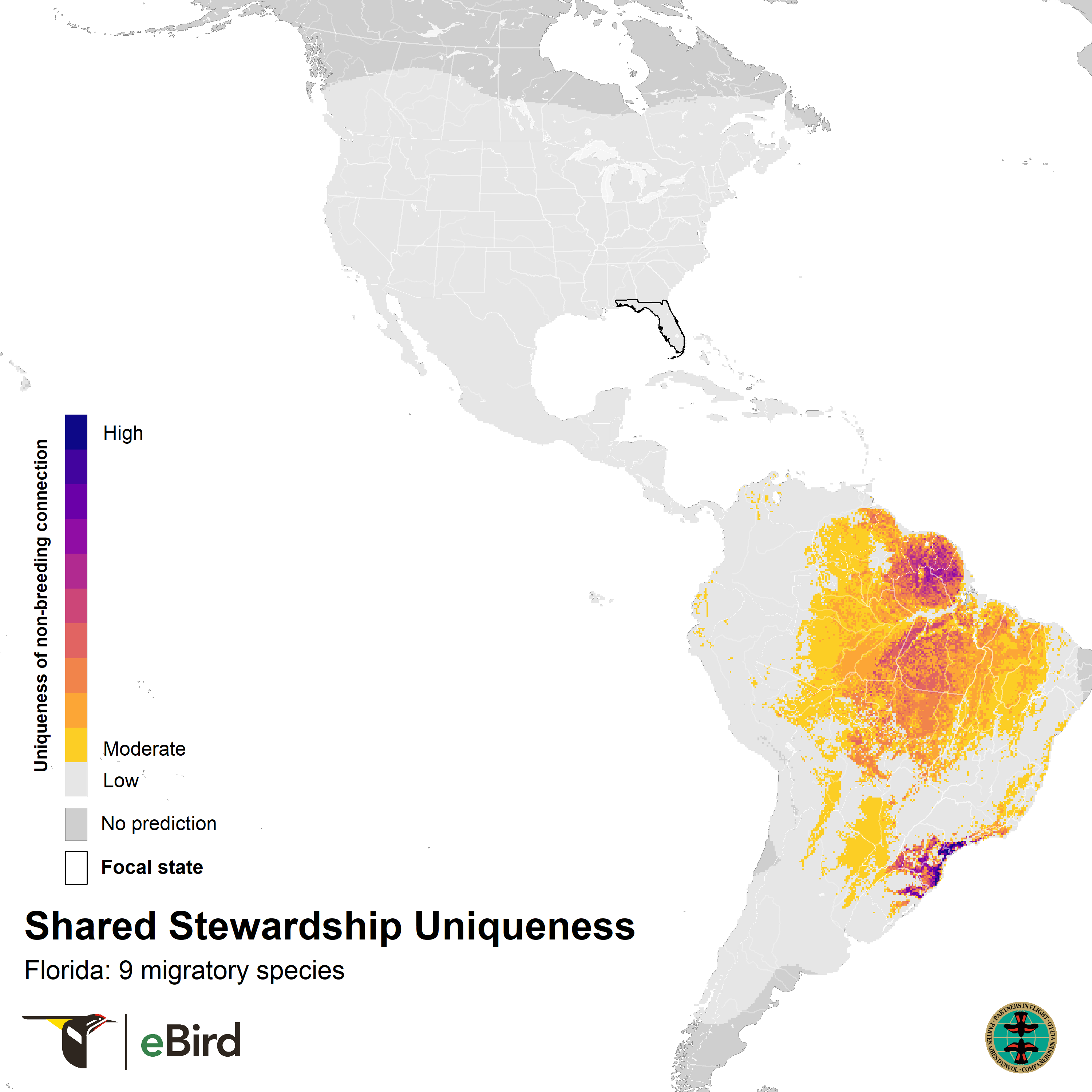 florida shared stewardship uniqueness map 2023