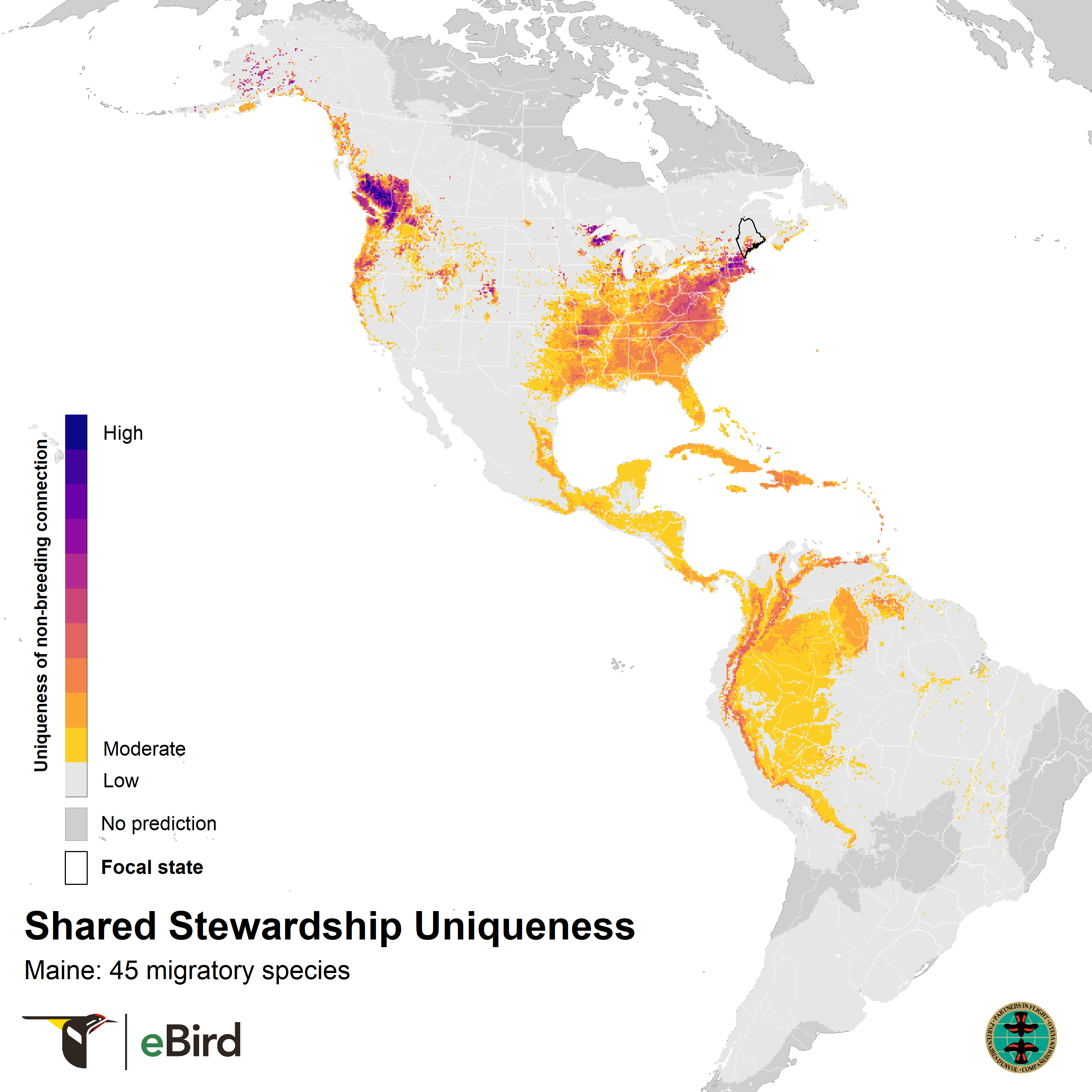 maine shared stewardship uniqueness map 2023