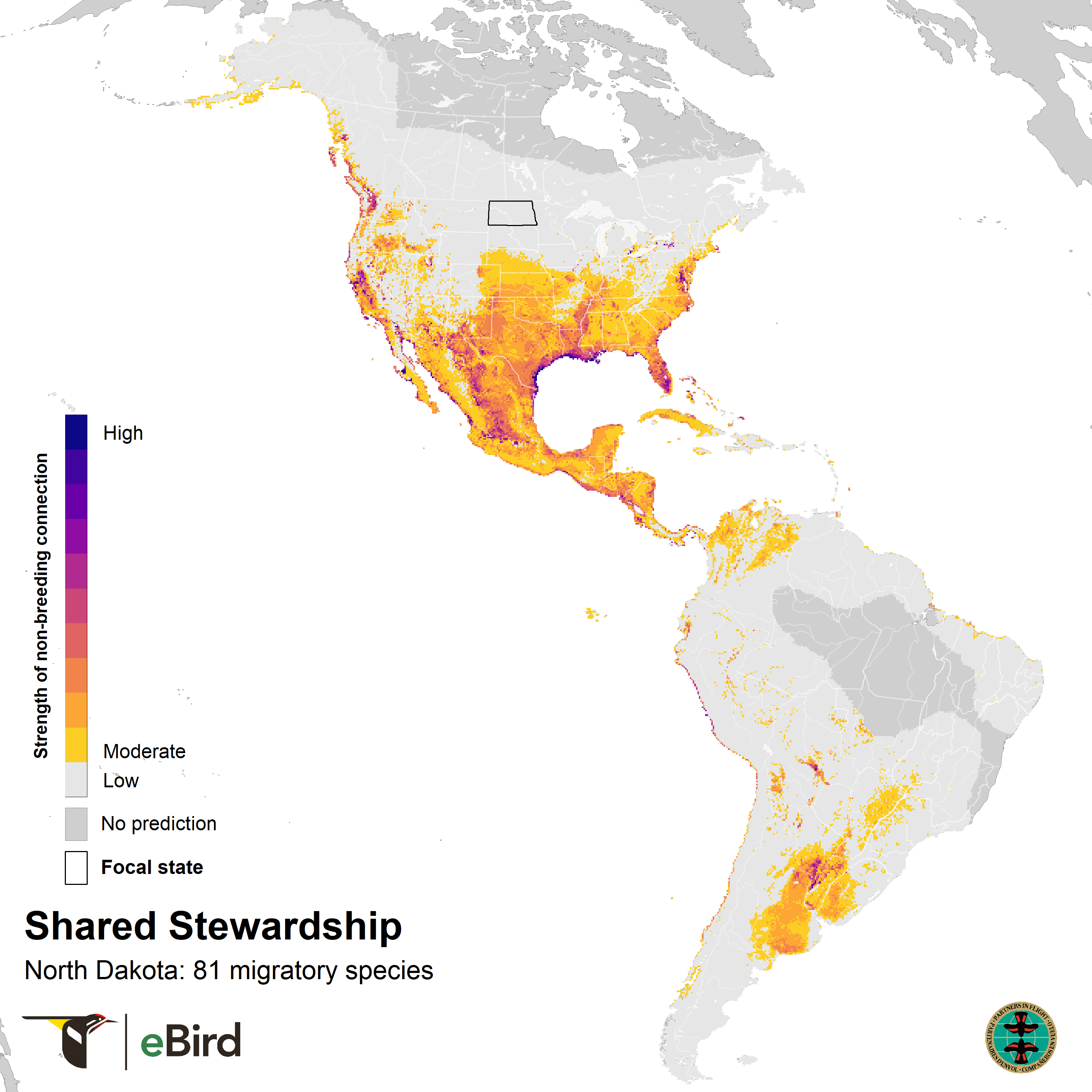 north dakota shared stewardship map 2023