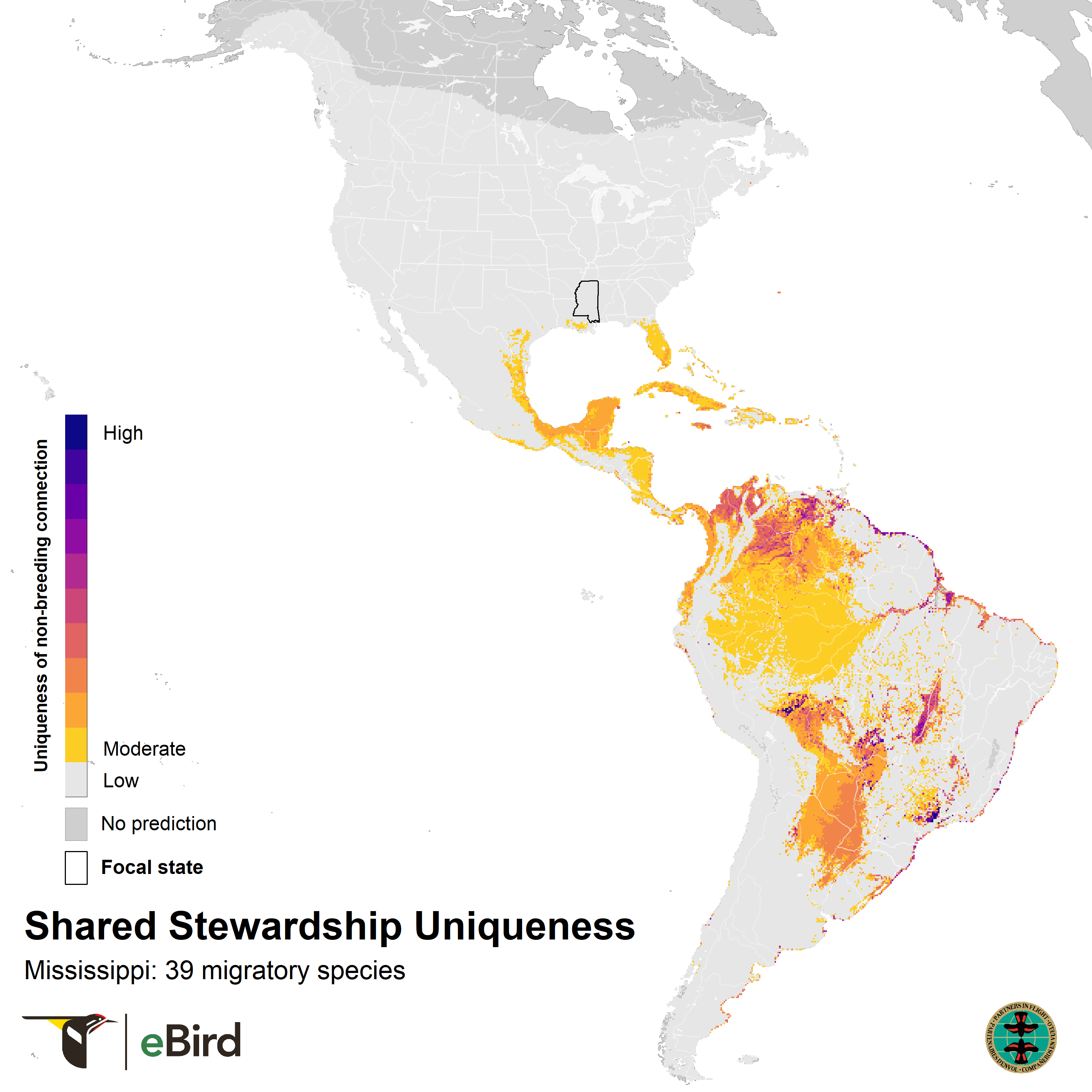 mississippi shared stewardship uniqueness map 2023