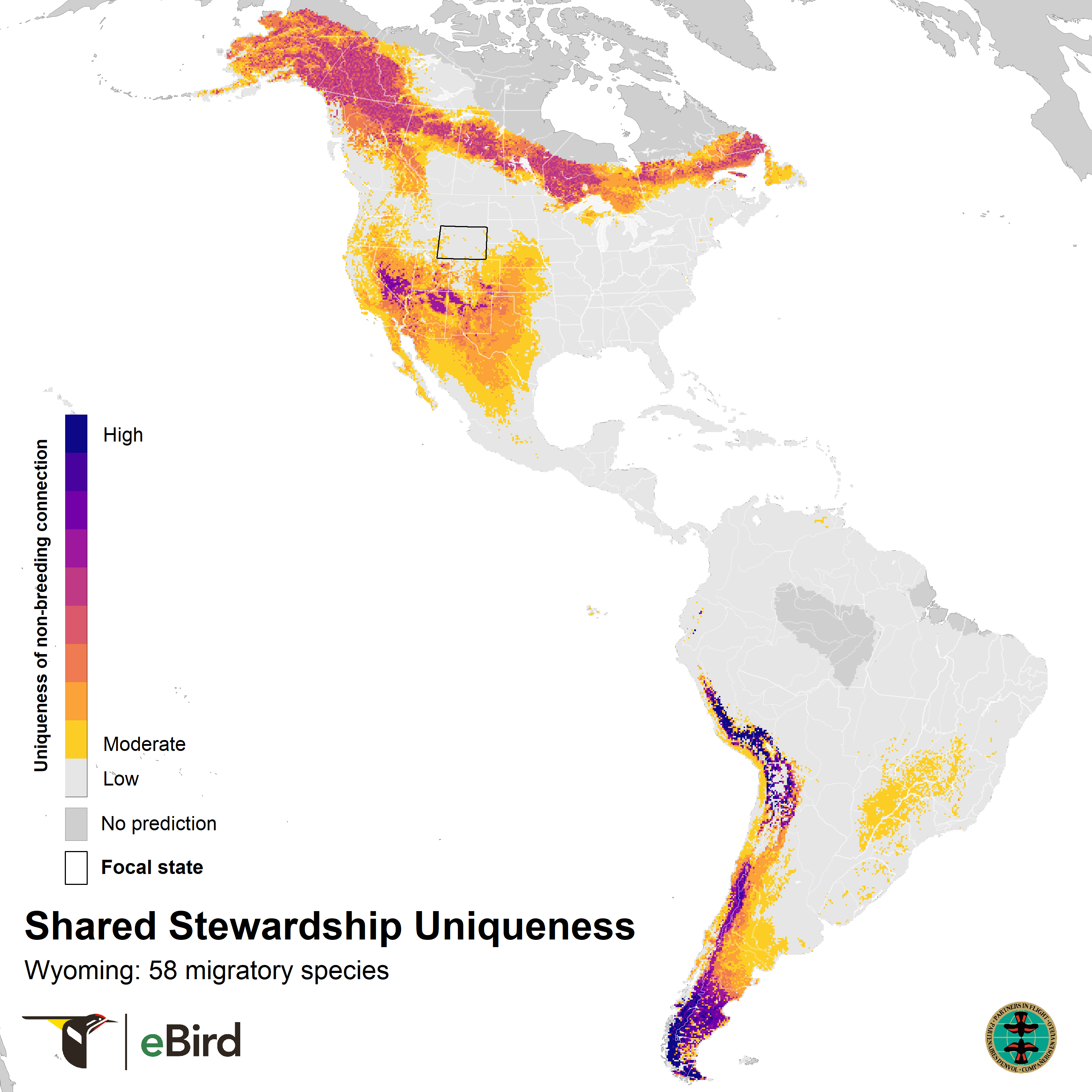 wyoming shared stewardship uniqueness map 2023