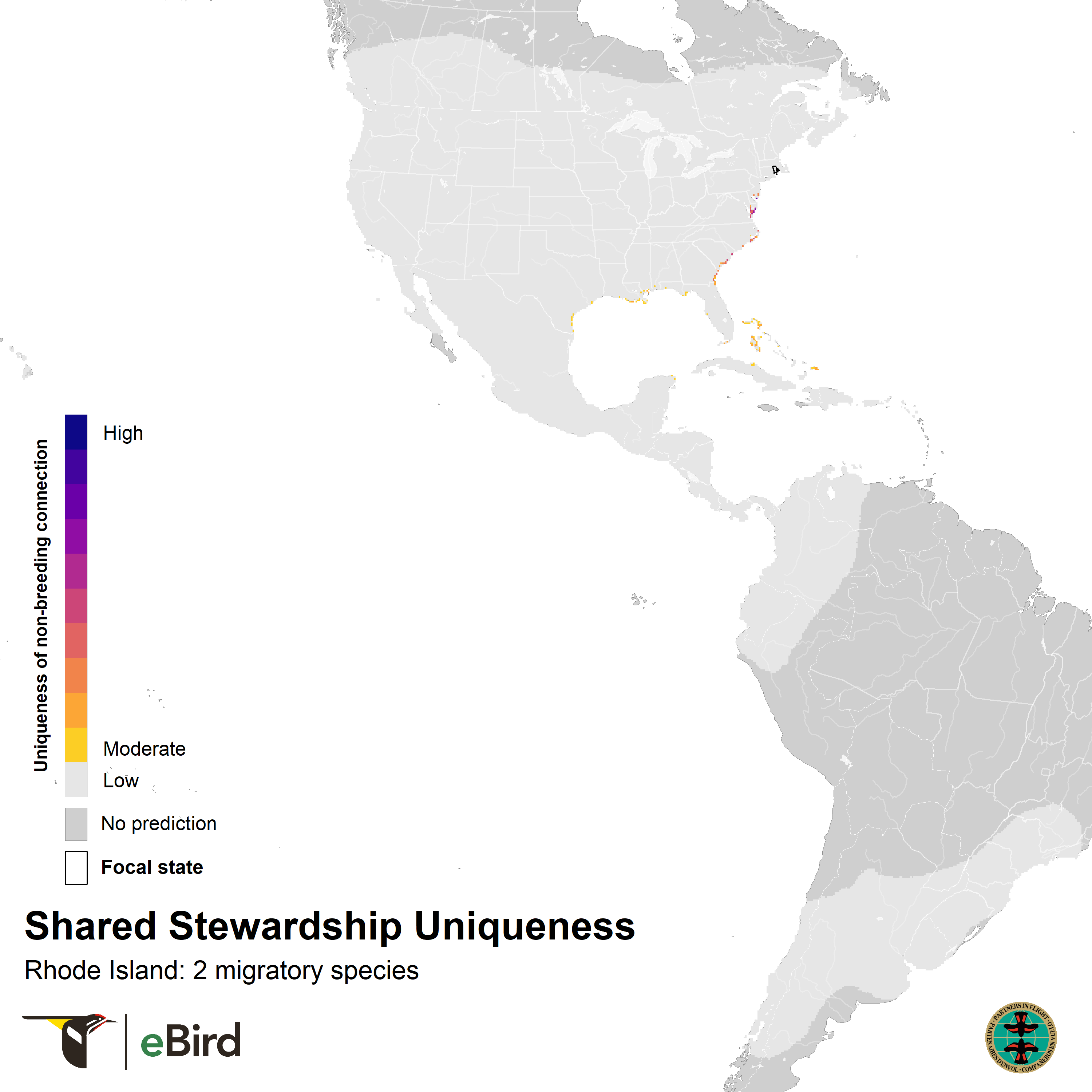 rhode island shared stewardship uniqueness map 2023