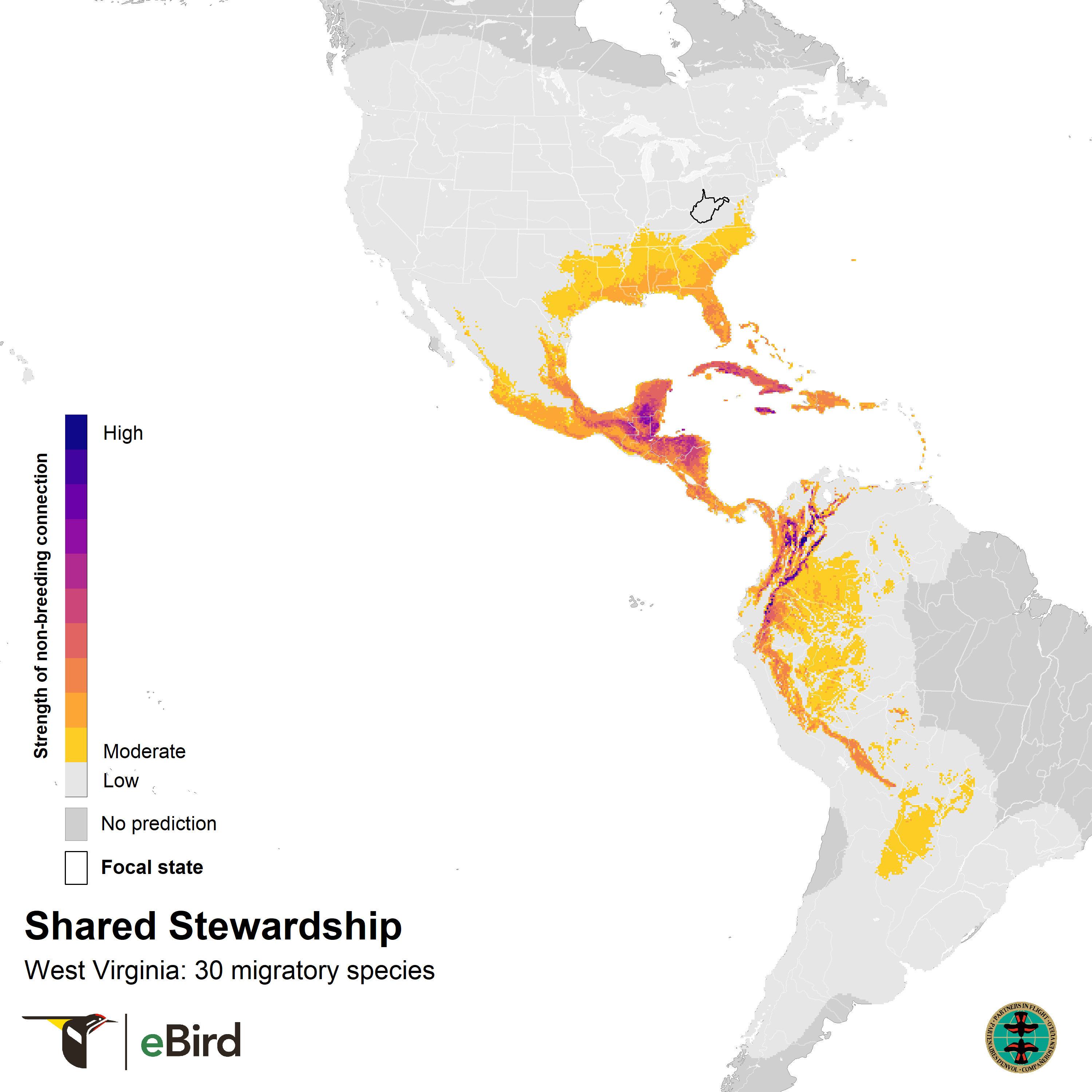 west virginia shared stewardship map 2023