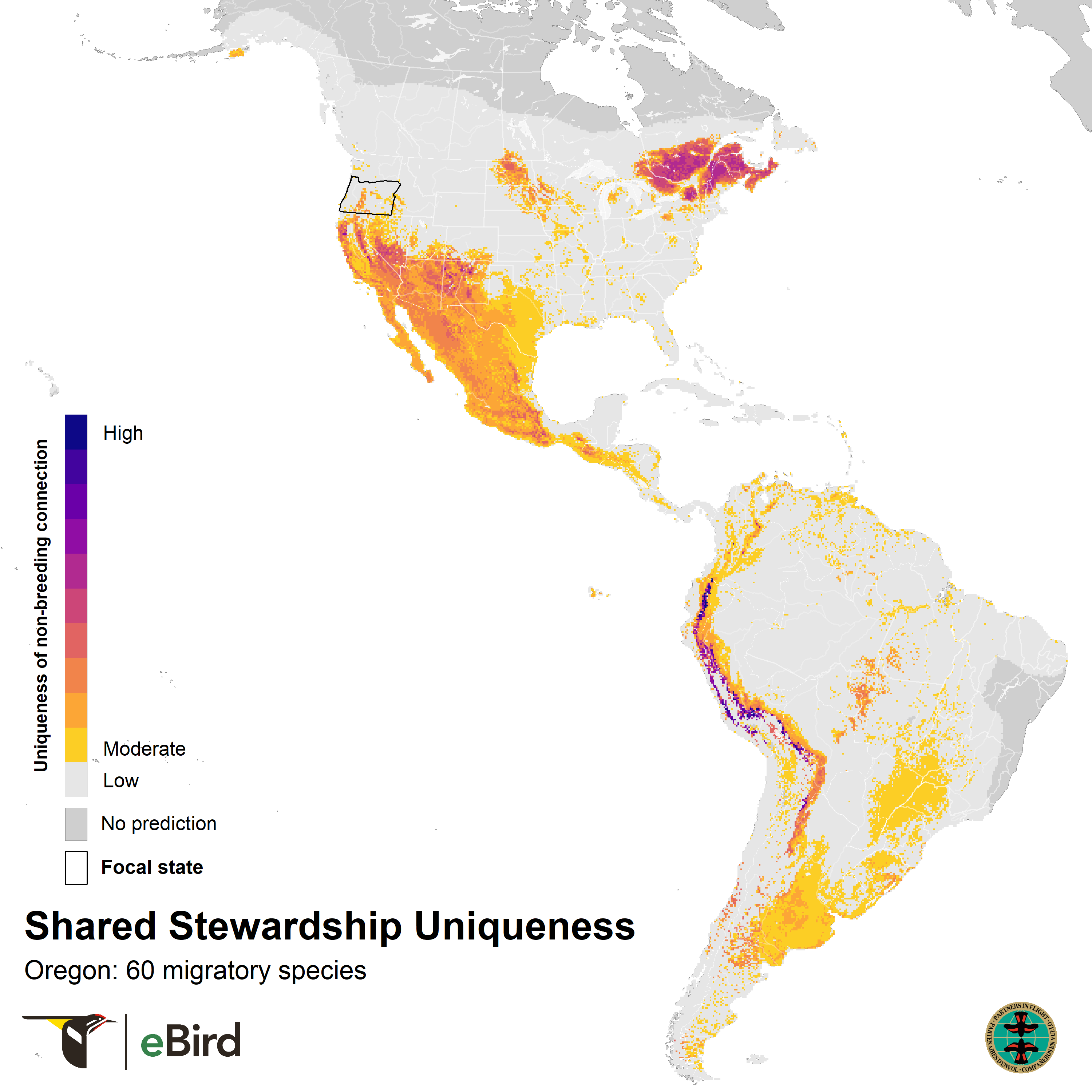 oregon shared stewardship uniqueness map 2023